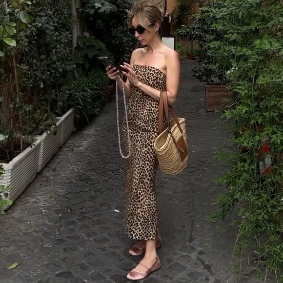 ZARA Leopard Dress - Picture 7 of 8